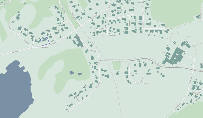 Kartbild över planområdet