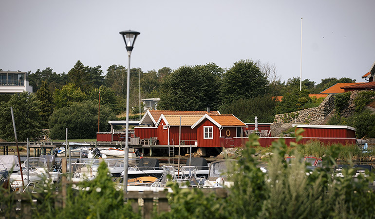 Röda hus i Gottskär