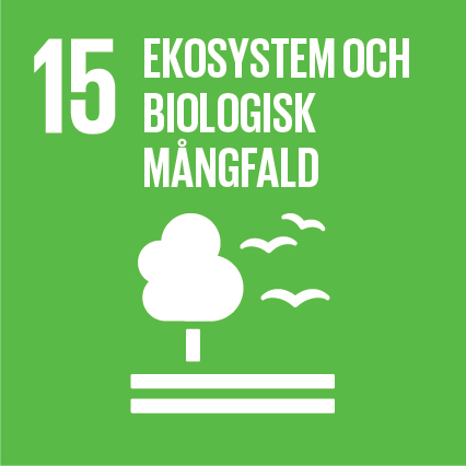 Ikon för FN:s globala mål Ekosystem och biologisk mångfald