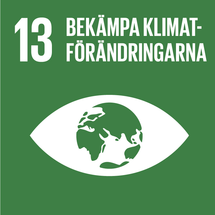 Ikon för FN:s globala mål Bekämpa klimatförändringarna