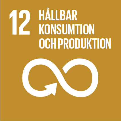 Ikon för FN:s globala mål Hållbar konsumtion och produktion